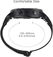 Vista 2 de Bandas elásticas de nailon ajustables compatibles con Garmin Fenix 5/Fenix 5plus/Fenix 6/Fenix 6pro/Forerunner 935, banda de repuesto transpirable