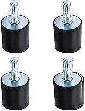 4pcs Rubber Pads M6, D20mmxH20mm Silentblocks, Rubber Supports, Shock Absorbers, Vibration Isolators, Vibration Dampers, Anti-Vibration Rubber Dampers