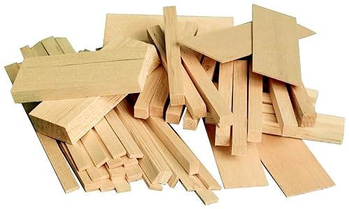 Sax 407055Balsa madera en bolsa económica placas de 12 pie varios tamaños