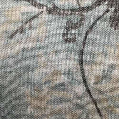 Image of HiEnd Accents Dalia 3 Piece King Light Blue Floral Bedding Comforter Set