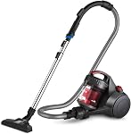 Aspirateur traîneau Eureka sans sac pour tapis et sols durs, aspirateur léger puissant avec grand réservoir à poussière, tube d'extension, outil de crevasse 2-en-1, buse de sol, bleu, Whirlwind NEN110B avec filtre