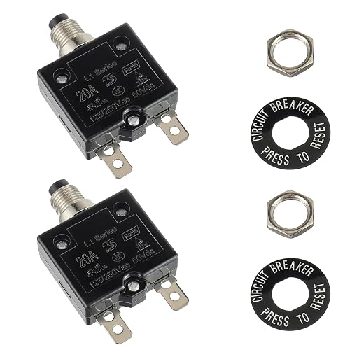 HUWREW 20 Amp Circuit Breaker Pack