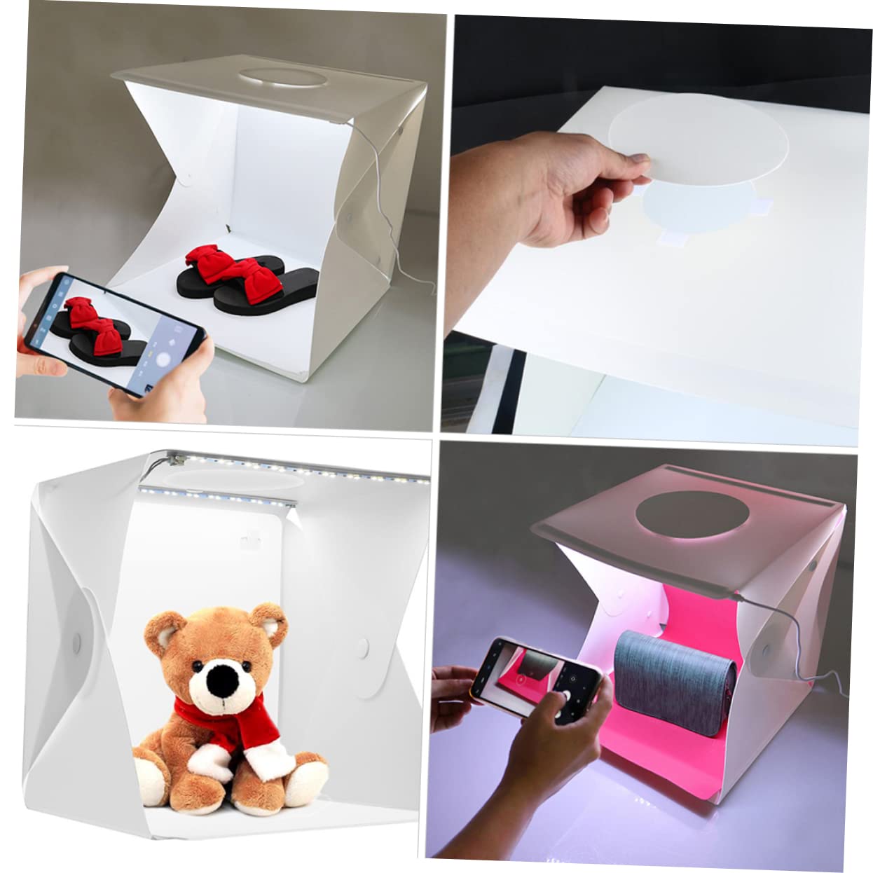 Petit Caisson Photo Lumineux pour Présentation De Produits Caisson Lumineux pour Toile De Fond De Photographie