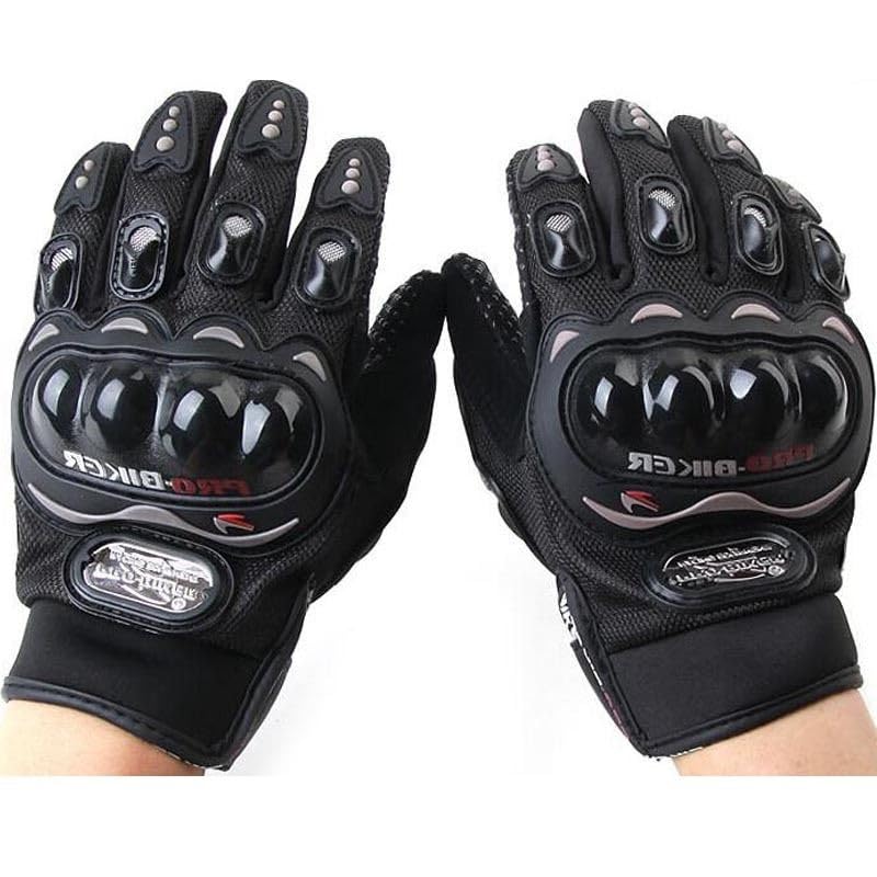 CREEKNEST Full Finger Motorcycle Riding Gloves for Men & Women, Hard Knuckle Tactical Protection, Breathable Anti-Slip Biker Gloves for Cycling, Driving & Outdoor Sports-M-Black- 1 Pair-image-35
