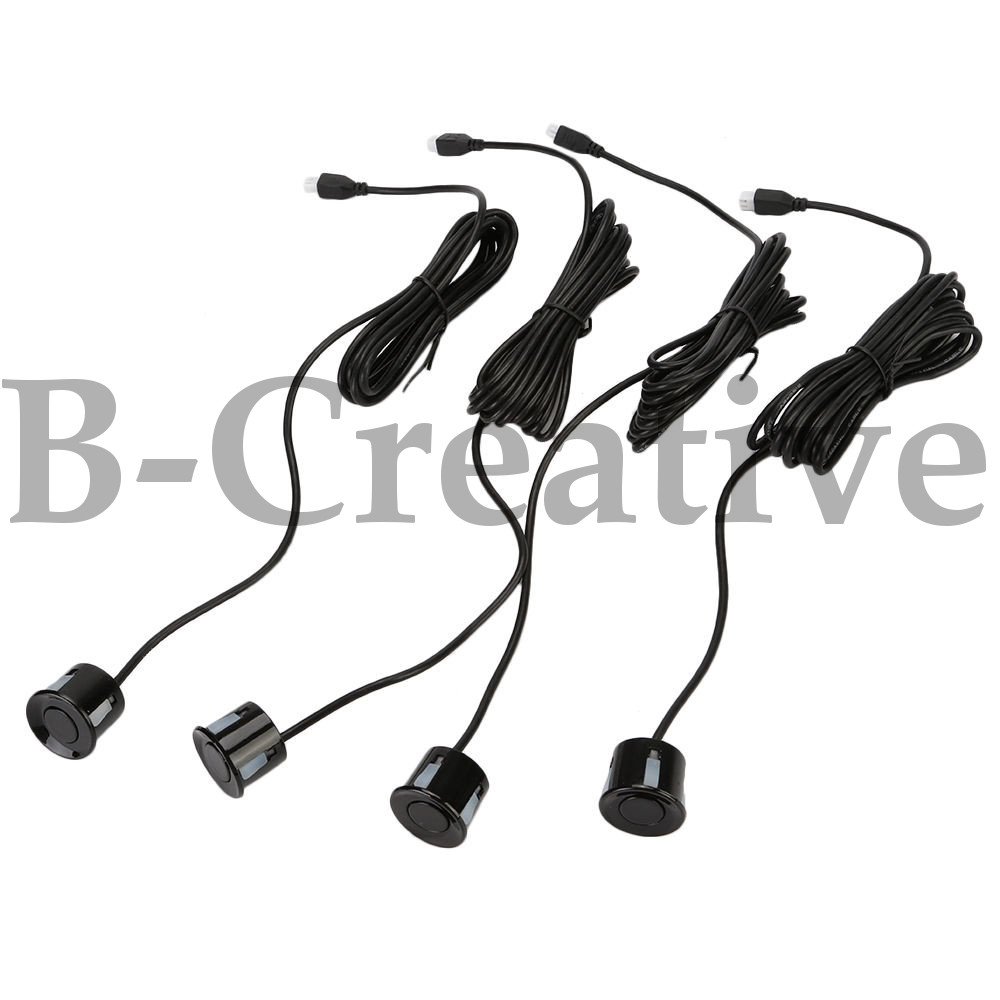 b-creative New 4 sensori di parcheggio LED display auto Reverse backup radar System