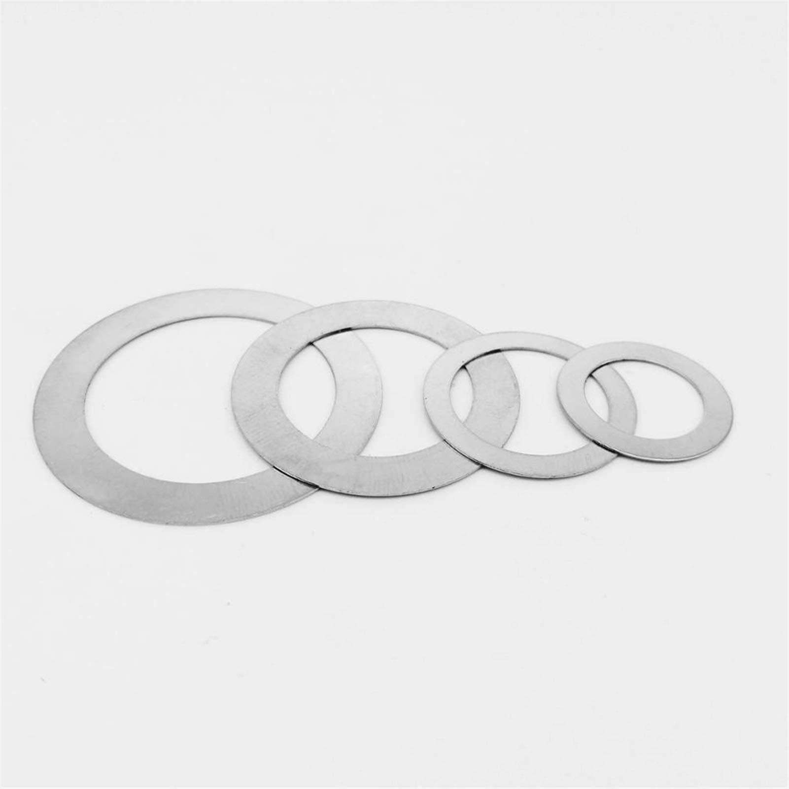 10 Rondelle Piatte Acciaio Inox 304 - Spessori 0.1/0.2/0.3/0.5mm - M9 A M40 - Foto 8