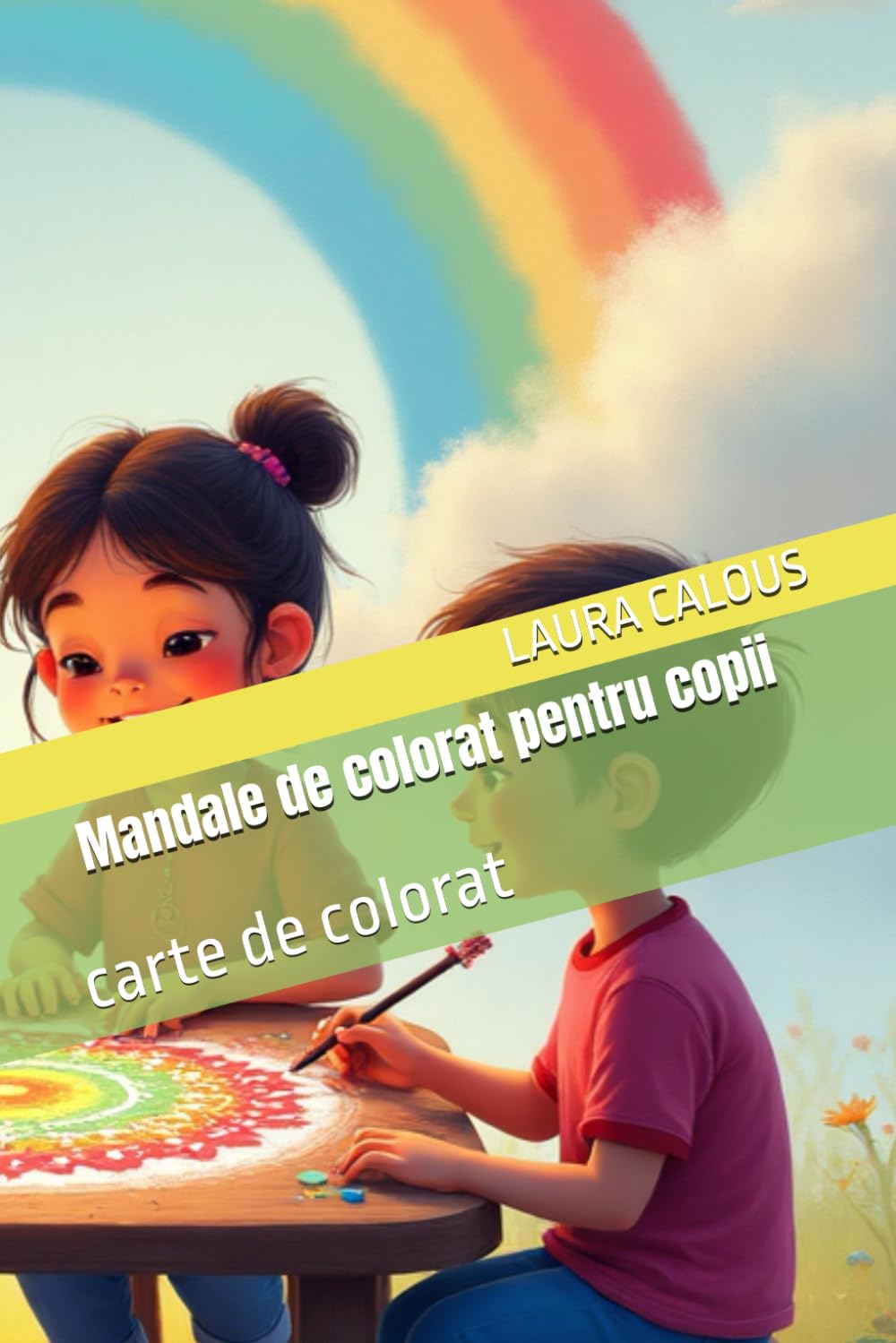 Mandale de colorat pentru copii: carte de colorat
