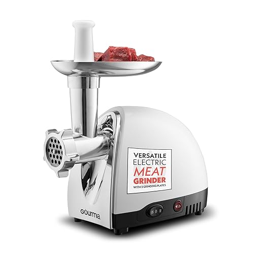 Gourmia GMG525 Meat Grinder, 500 Watts, Silver