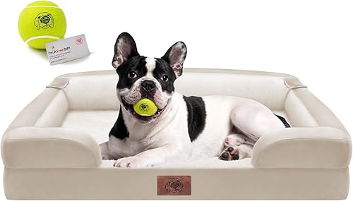 Song Puppy Washable Dog Bed for Extra Large Dogs, Jumbo Dog Bed Waterproof Pet C