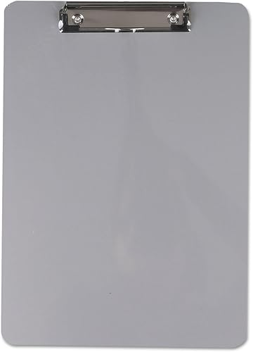 Universal UNV40301 Portapapeles de aluminio de 0.5 pulgadas con clip de perfil bajo con clip de perfil bajo