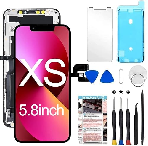 Fixerman Display LCD per iPhone XS Schermo, 3D