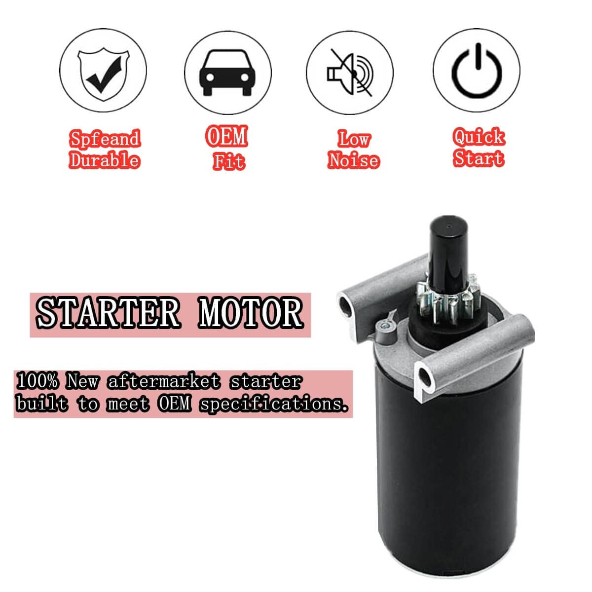 Amazon | スターターモーター 3209801S Kohler Cub Cadet New Holland