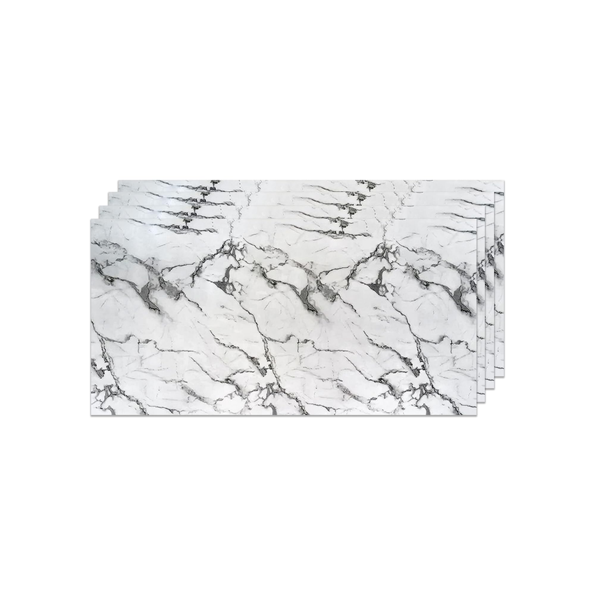 IZODEKOR PVC Wall Panels 120x60 cm, Splashback for Kitchen, Shower Walls Panels for Wet Area, Waterproof and Heat Resistant | Arctic Breeze — image 1
