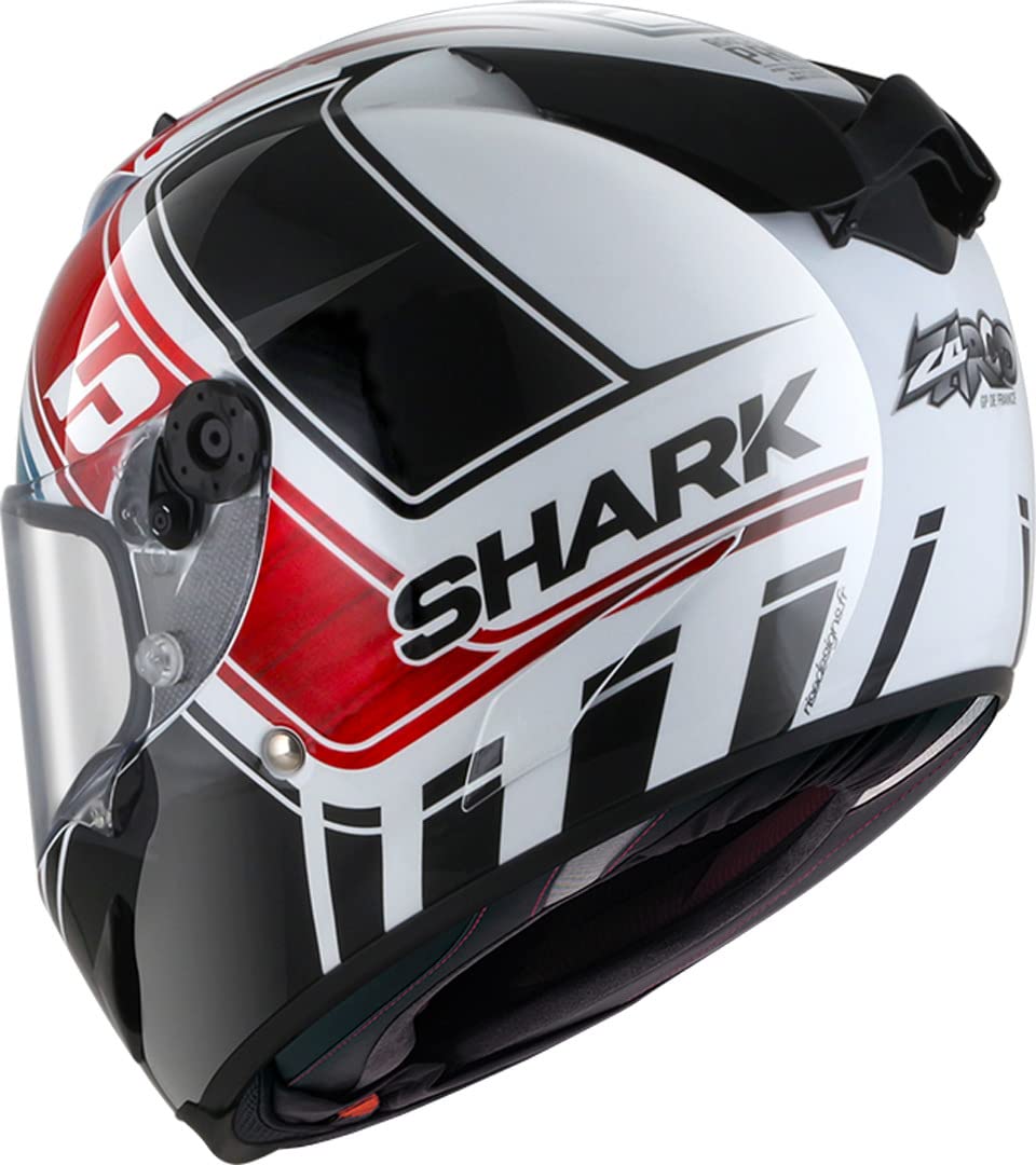 SHARK Casque moto RACE-R PRO ZARCO GP FRANCE WBR, Blanc/Bleu/Rouge, S