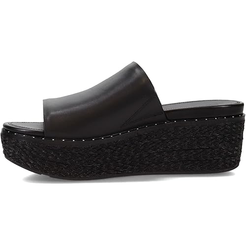 FitFlop™ Women's Eloise Espadrille Leather Wedge Slide Sandal