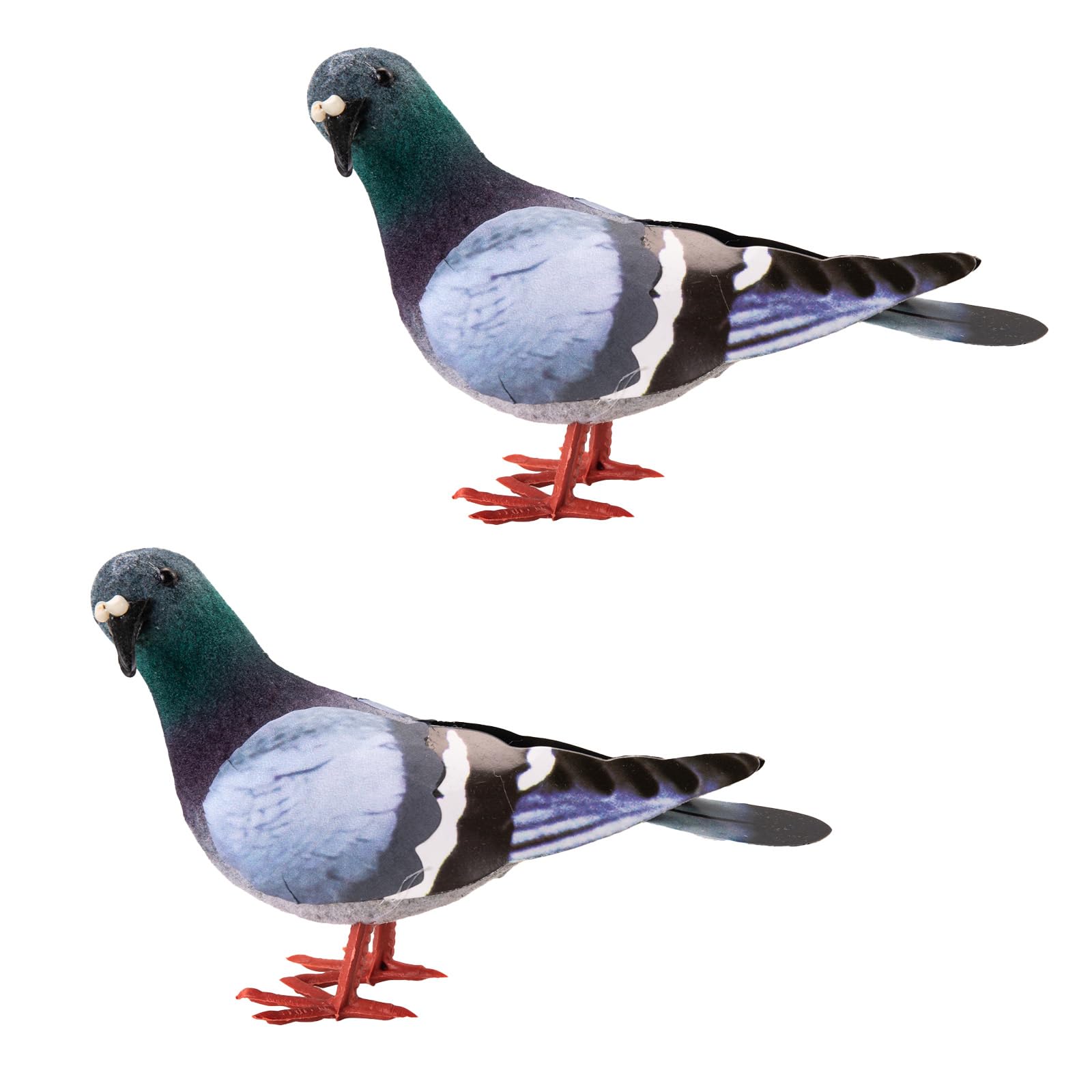2 Pcs Simulation Pigeon, Removable Mini Imitation Animal,Artificial Simulation Foam Bird, Cute Fake Pigeon Model, Home Ornament for Hallway,Garden, Bedroom Decoration,Living Room,Gift for Bird Lovers