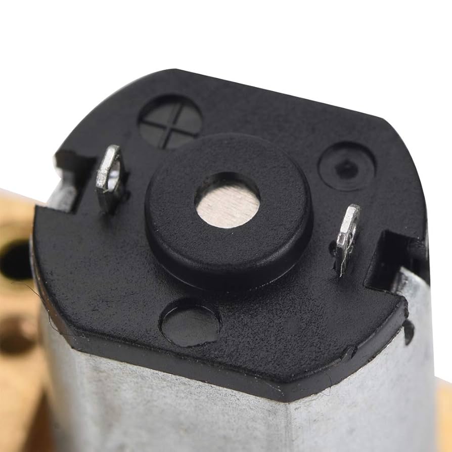Moteur Électrique à Engrenages N20 12V 60RPM - Moteur DC Réduction Couple Élevé, Pour Robots, Ascenseurs Miniatures, Filet M4x55mm