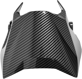 Headlight Cover for Surron Ultra Bee, Motorcycle Mudguard Fender, Imitate Carbon Fiber Windshield for Sur Ron Electric Dirt Bike (Water transfer glossy)