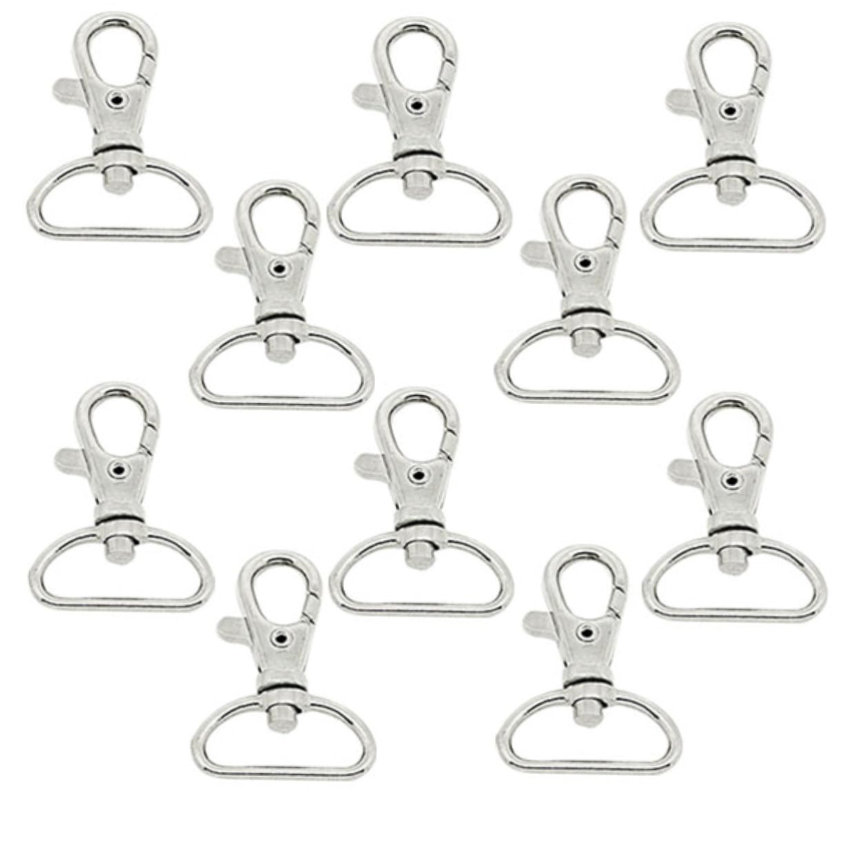 ULDIGI 360° Swivel Snap Hooks Zinc Alloy Trigger Snap Hooks for Keychains Dog Leashes Crafts
