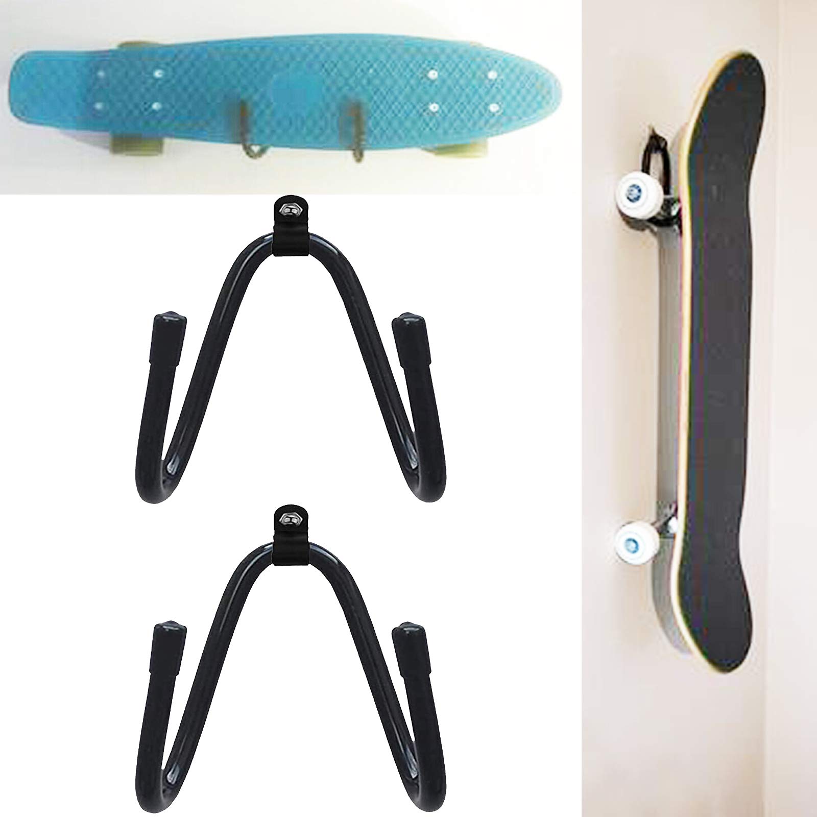 Amazon.com: Pmsanzay Skateboard Wall Mount Wall Hanger Rack