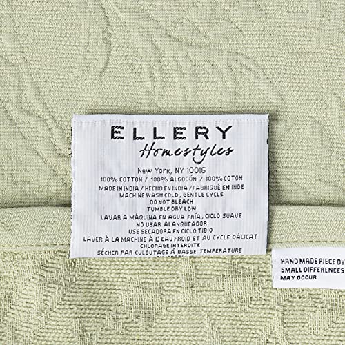 Historic Charleston King Charles Classic European Matelasse Cotton Decorative Pillow Case, 1 Count (Pack Of 1), Sage #TOP3