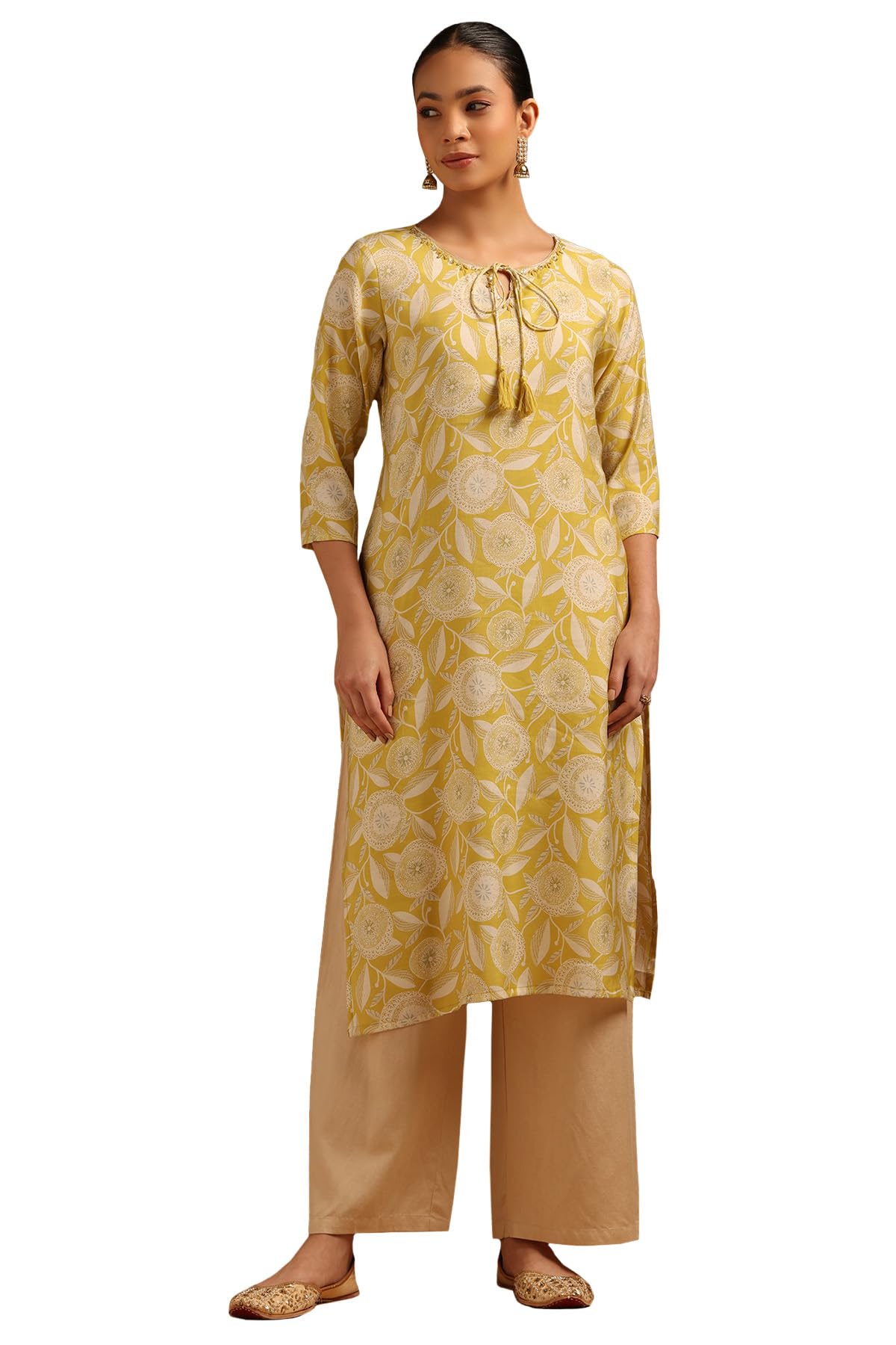 Short chanderi floral en satinette brillante pour un cocktail d'été - 6