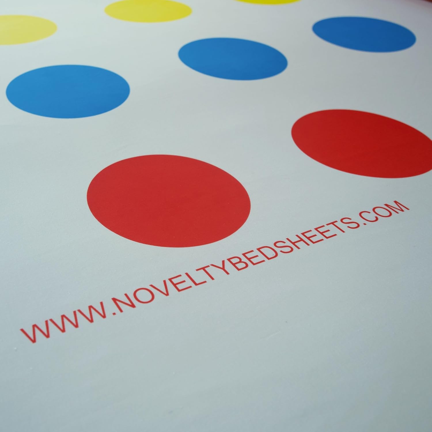 Bedroom Game for Couples, Twister Game Bed Sheet, King - Fun 2-Player Fun Date Night Game & Romantic Gift for Couples