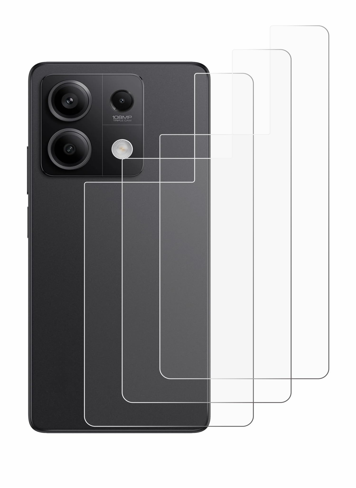 savvies 6 Pezzi Pellicola Protettiva per Xiaomi Redmi Note 13 4G