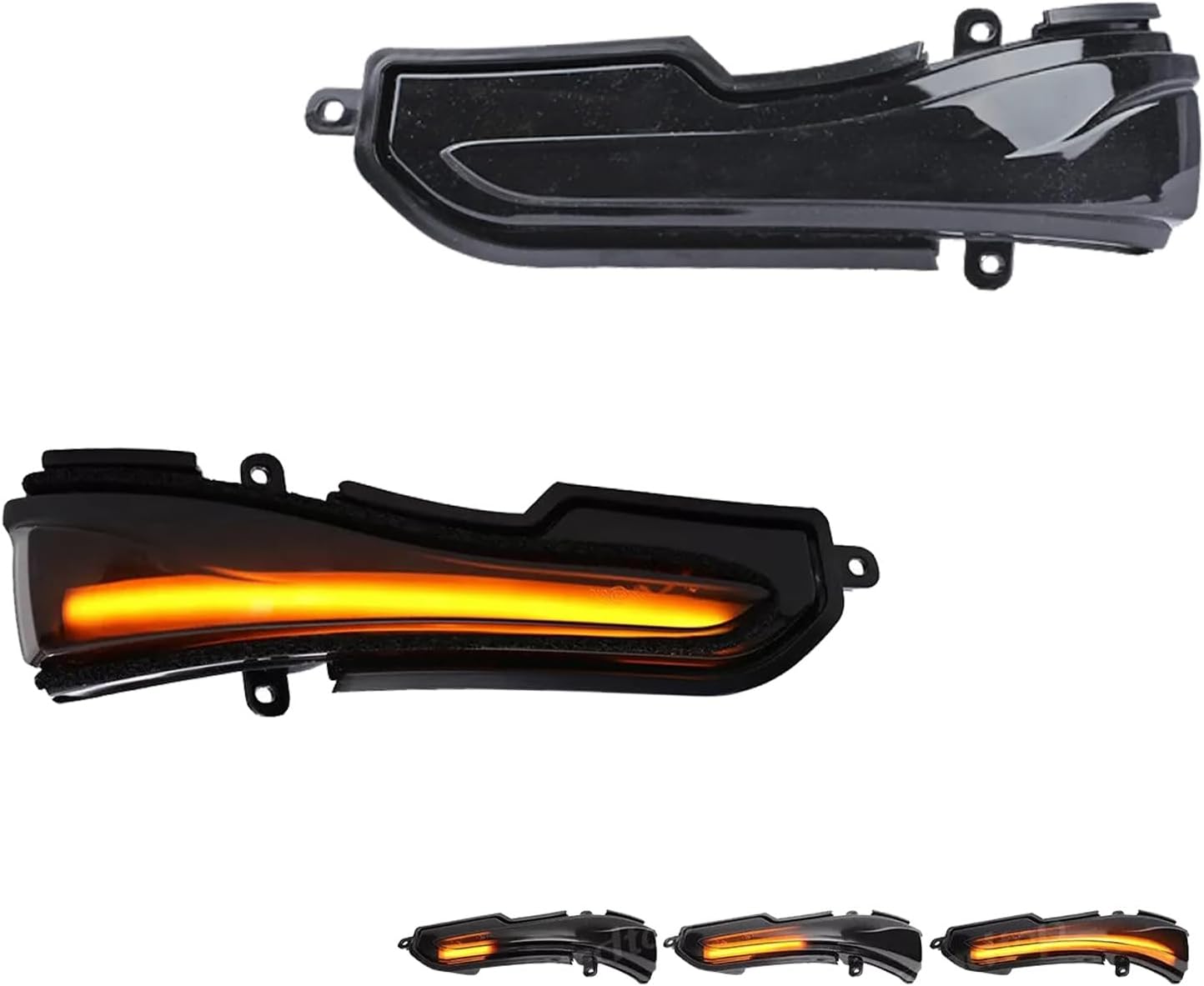 2 PCS Dynamic LED Side Mirror Sequential Turn Signal Light Indicator for Infiniti Q30 Q50 Q60 Q70 QX50 QX60 QX70, LED Sequential Side Mirror Turn Signal Lamp Assembly