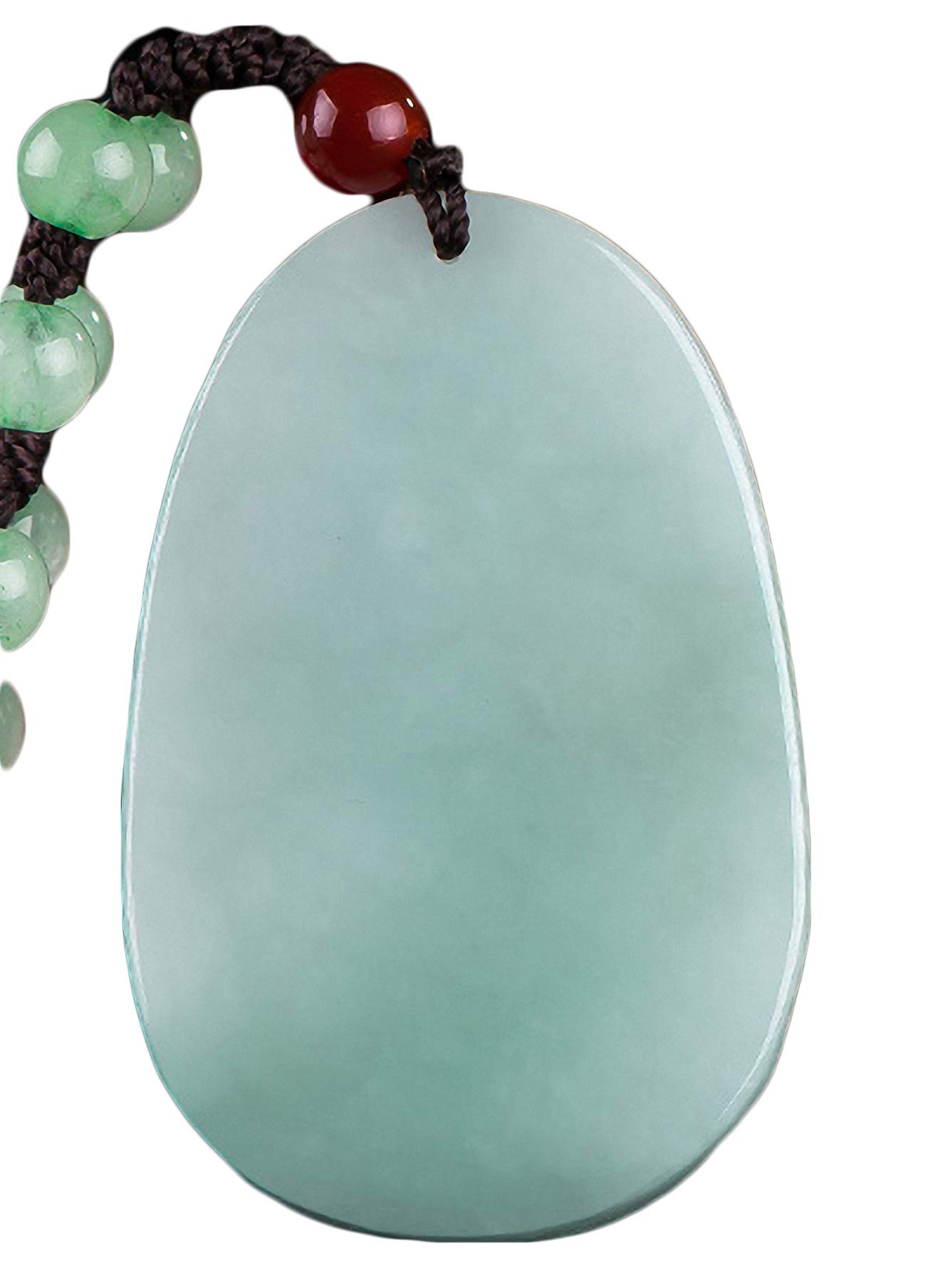 Natürliche Jade EIN Jadeit Sternzeichen Beschützer Gottheit Amulett Anhänger