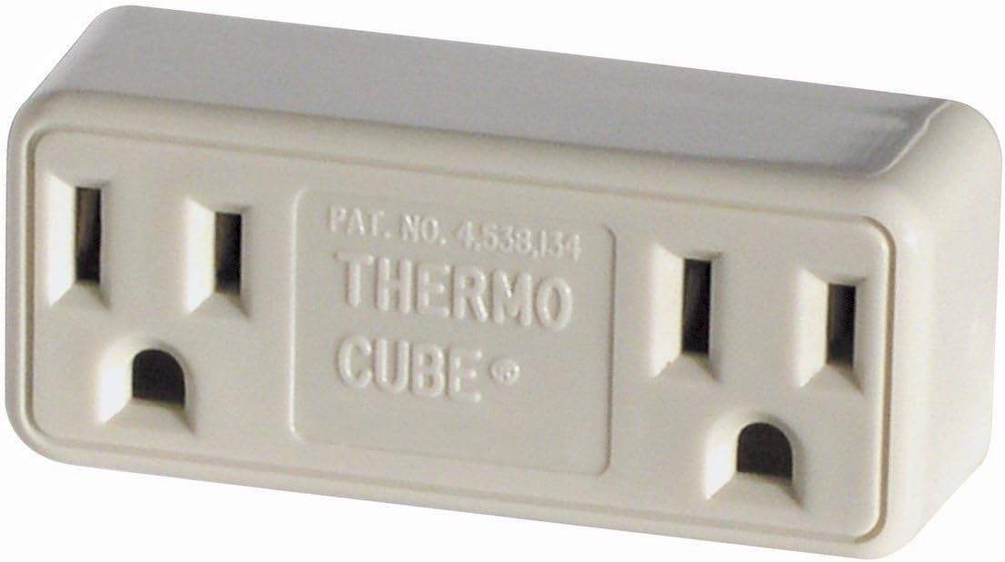Thermo Cube Model TC-3: Thermostatically Controlled Outlet - On at 35-Degrees/Off at 45-Degrees