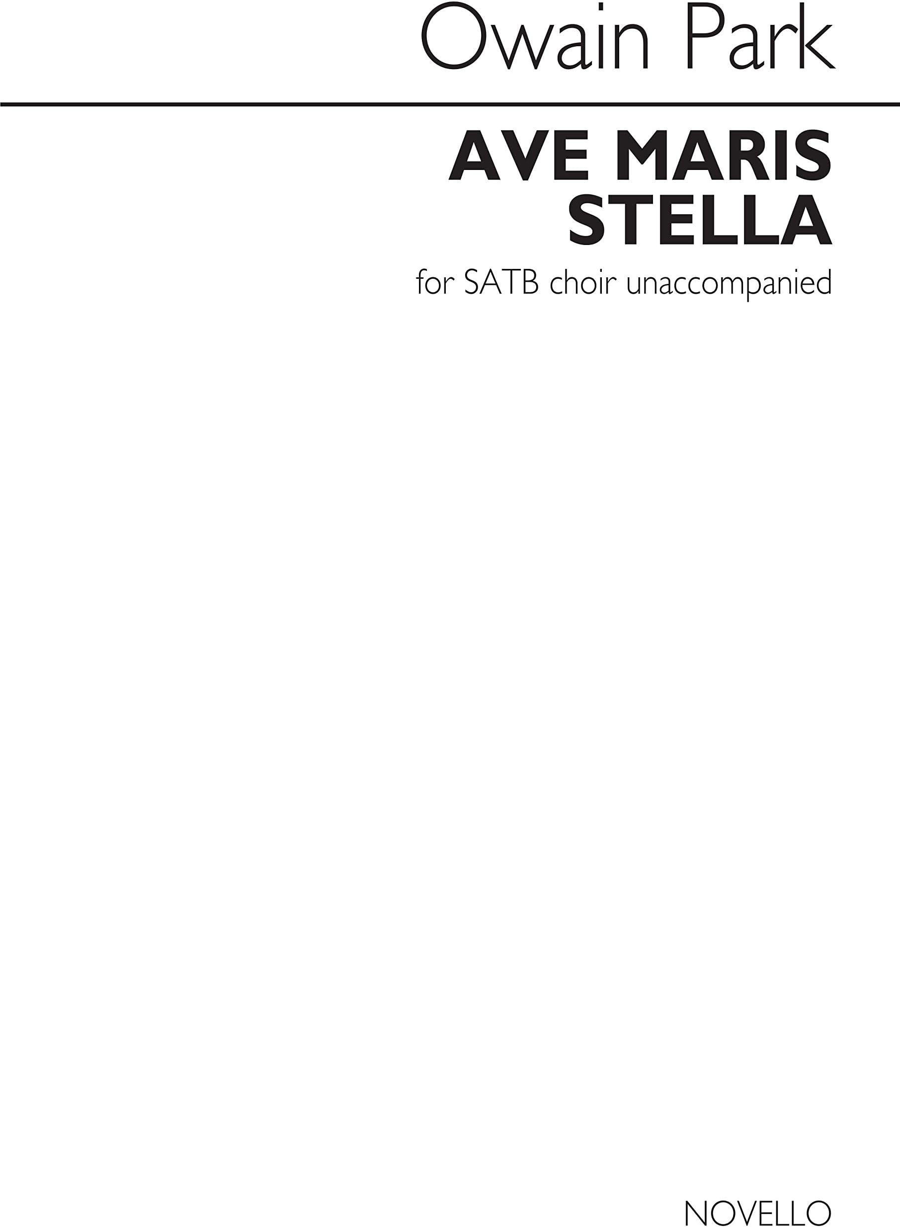 Owain park: ave maris stella chant