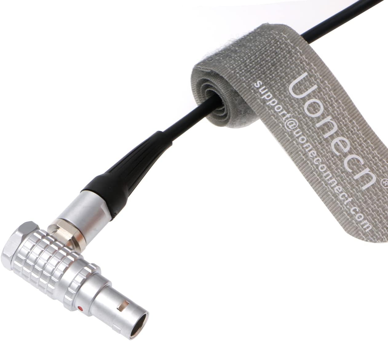 Uonecn XL LL Timecode Cable Right Angle 5 pin Male to 5 pin Male Coiled Twist Cable for Sound Devices ZAXCOM DENECKE