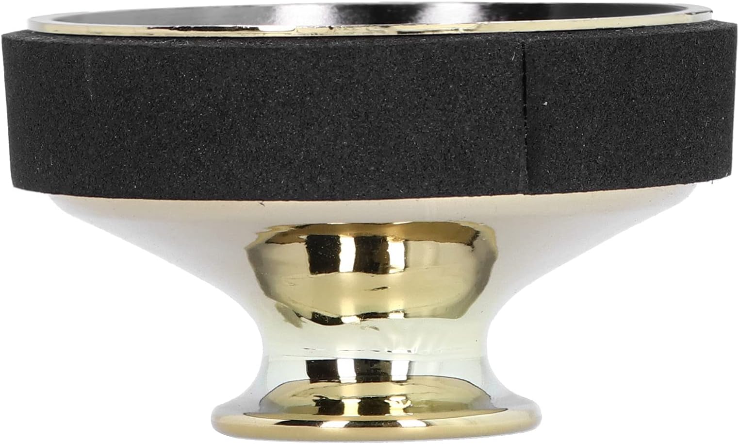 Alto Saxophone Mute, Practice Any Time ABS Saxophone Muffler Saxophone Silencer Ultra Light Size ABS for Children for Beginner for Alto Saxophone(Gold)