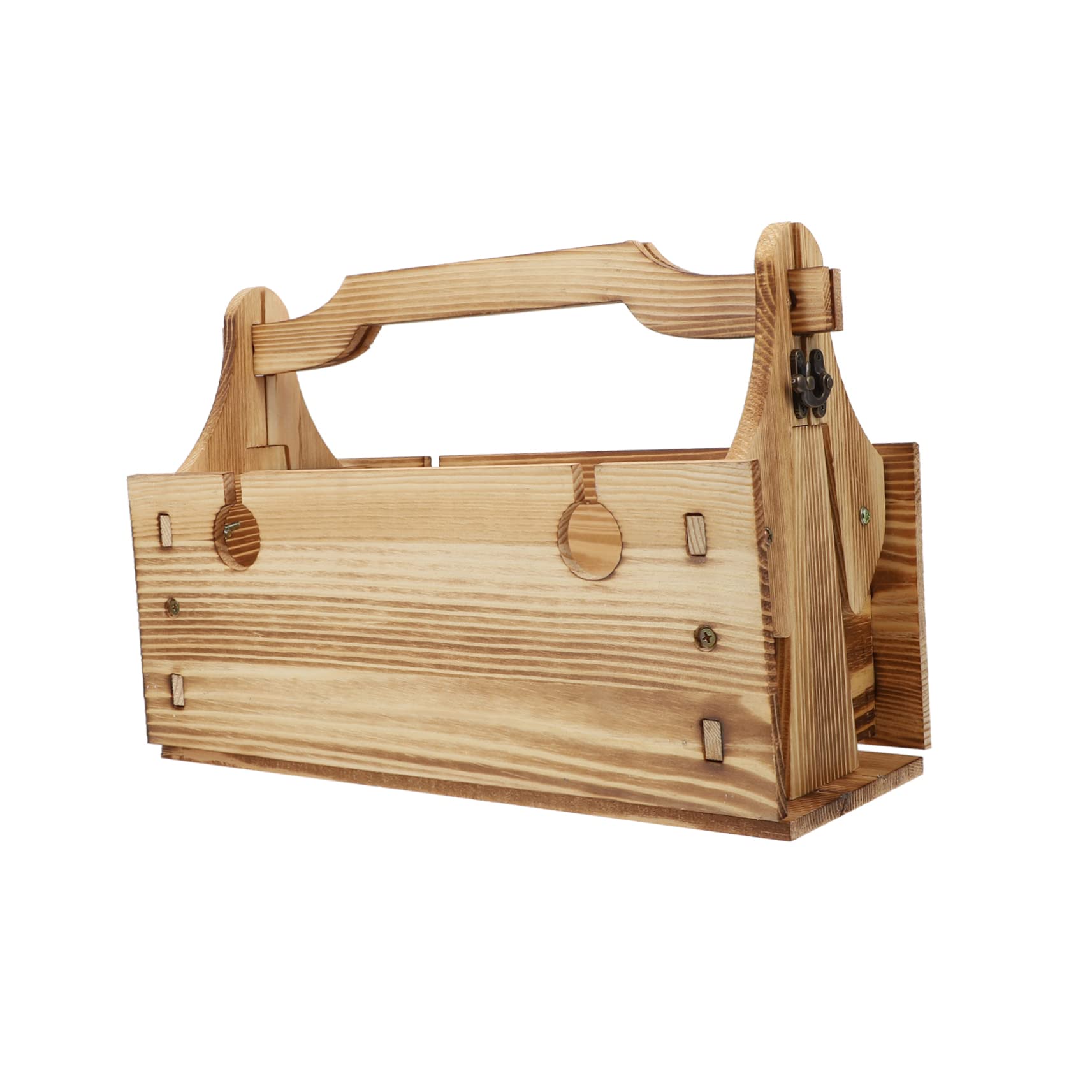 Panier de rangement bois pour stopper le désordre avec sa table portable robuste et pratique