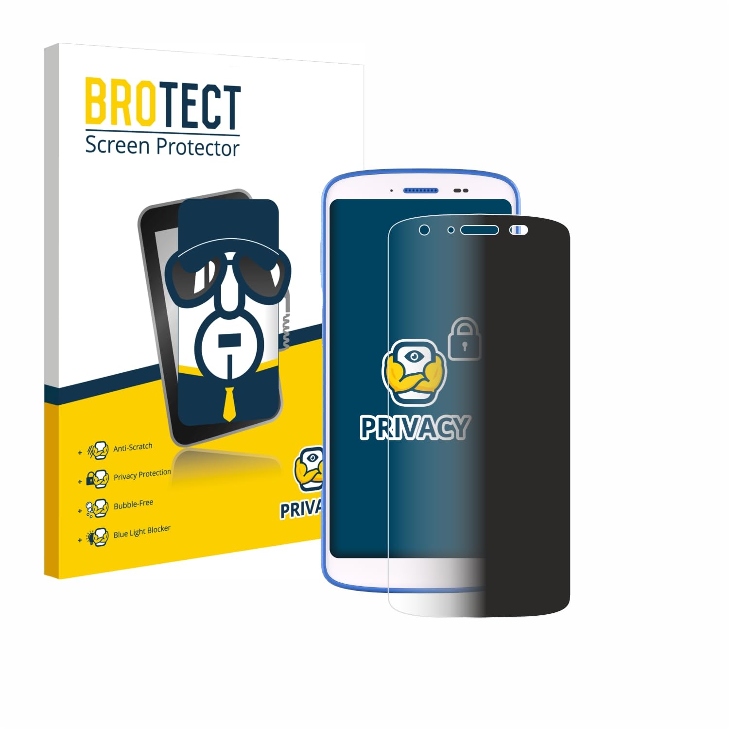 brotect Privacy Screen Protector Compatible with Zebra HC 25 [Anti-Spy, Protection-Film, Blue Light Filter]