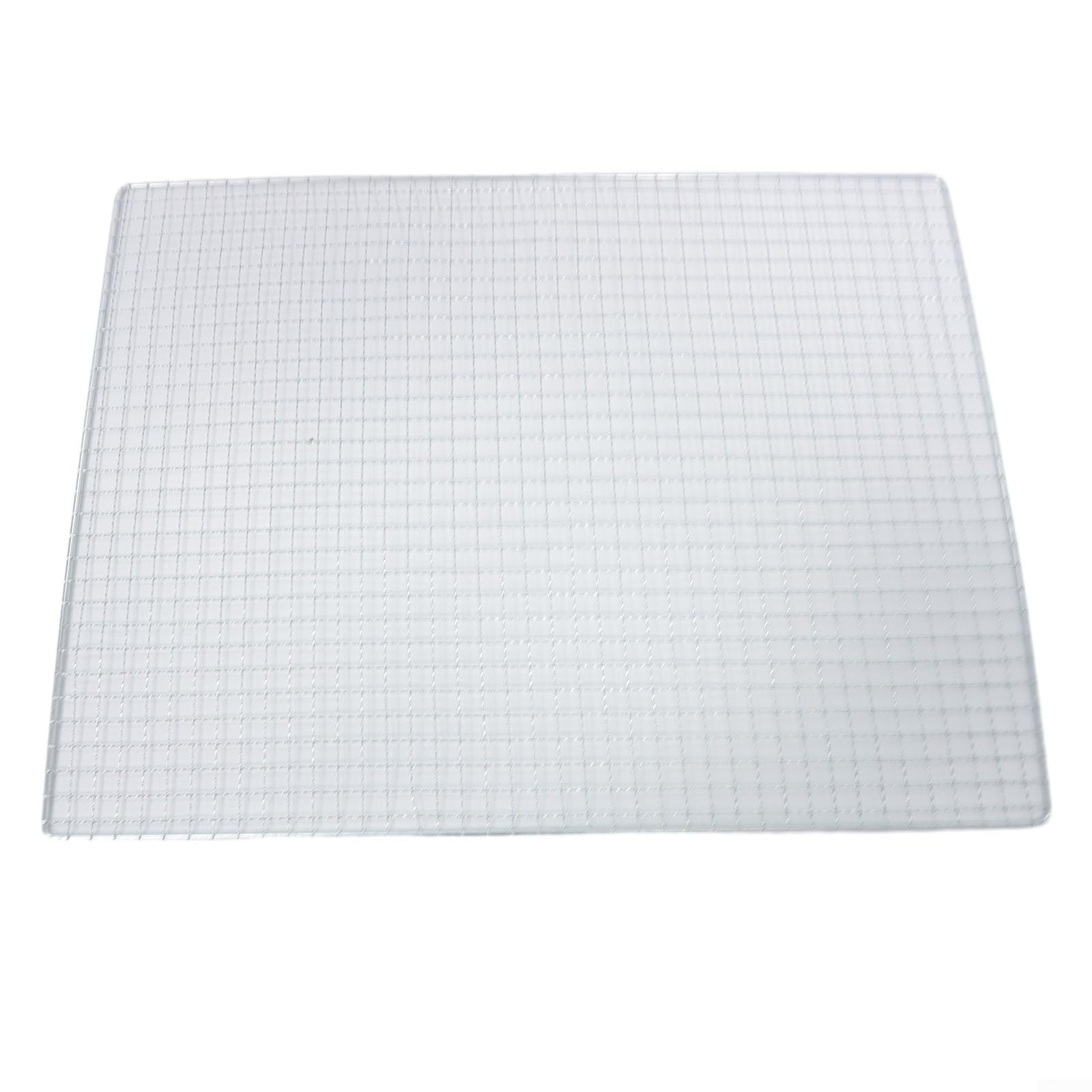 HGCOEYR BBQ Grill Mesh Net, Stainless Steel Korean BBQ Grill Mesh Net Elevates Food Even Grilling Multiple Sizes(50X38cm)