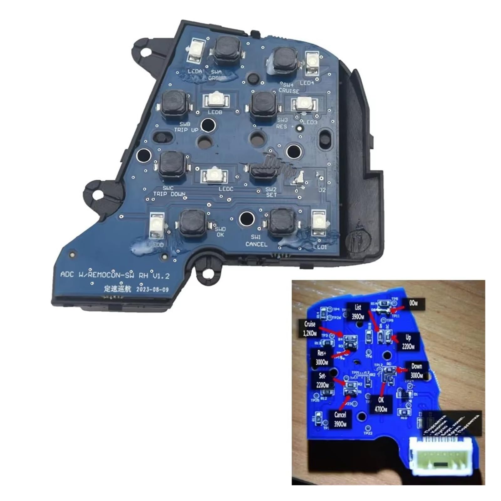 BotónControl Multifunción Volante Para Hyundai Para Móvil Para Collar Para Solaris 1.6L Botones De Control Crucero Interruptor Botón Volante Remoto