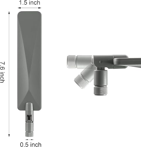 Vista 11 de 8dBi RP-SMA macho 3G 4G LTE Cámara celular Trail Antena de largo alcance compatible con Spypoint Link Micro Link Dark Link S Link EVO Tactacam