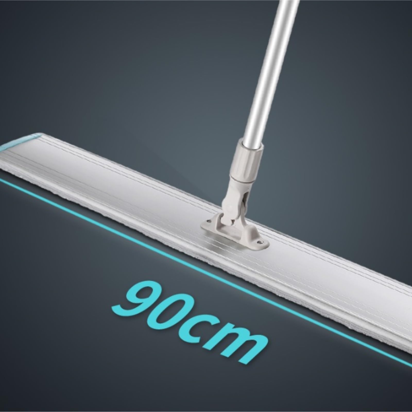 Wischmop Handwäschefreier Mopp, Aluminiumplatte, Klebriges Tuch, Flacher Mopp, Haushaltsmopp Mit Doppeltem Verwendungszweck Wischer Boden
