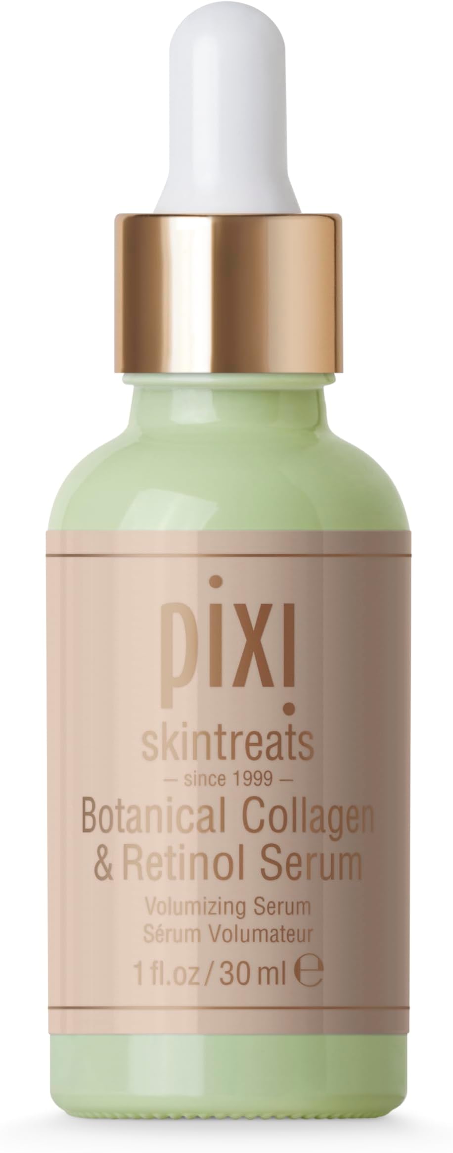 Pixi Beauty Botanical Collagen & Retinol Serum | Face Serum with Acacia Collagen, Retinol and Vitamins to Firm, Smooth & Hydrate Skin | 1 fl oz/ 30ml
