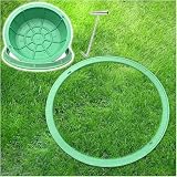 Generico Vaso Decorativo in Resina per tombino con Cornice, Rotondo da 100 cm - Facile Manutenzione e accessibilità, Perfetto per scuole, parchi, Giardini e spazi Esterni.
