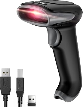Eyoyo Barcode Scanner Wireless 1D 2D QR Wired and 2.4G Wireless
