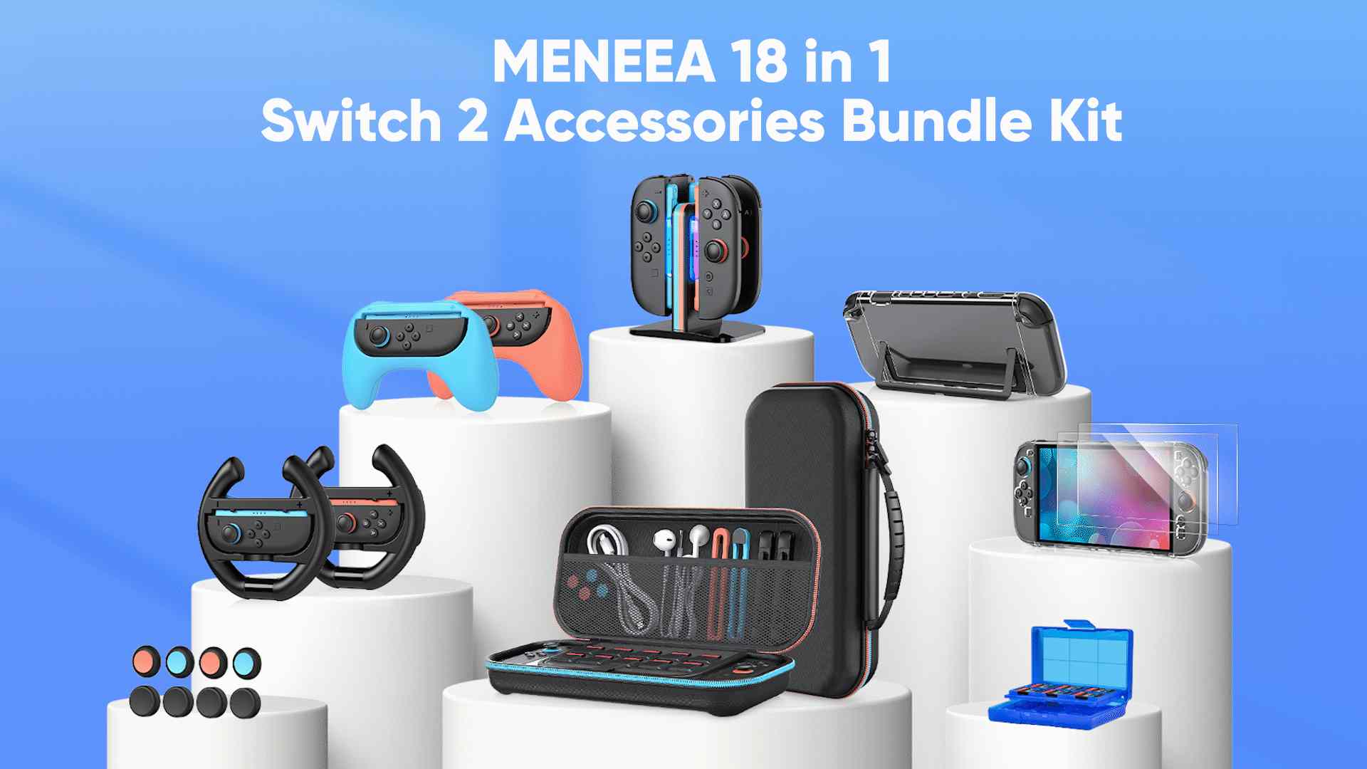 Amazon.com: Switch 2 Accessories, Bundle Case for Nintendo Switch