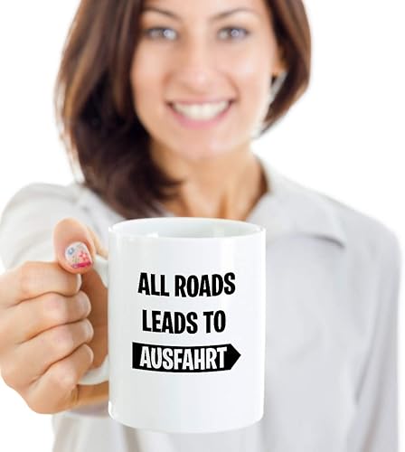 Miniatura 7 de All Roads Leads To Ausfahrt Taza de café para amante de la música, tentáculos alternativos Nomeansno Punk Rock Fun 11 oz y 15 oz taza de té, Blanco