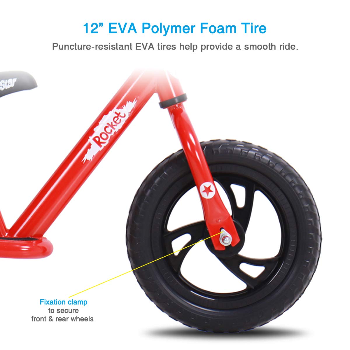 JOYSTAR 14 Inch Balance Bike for Boys Girls 3T to 6 Years Old Push
