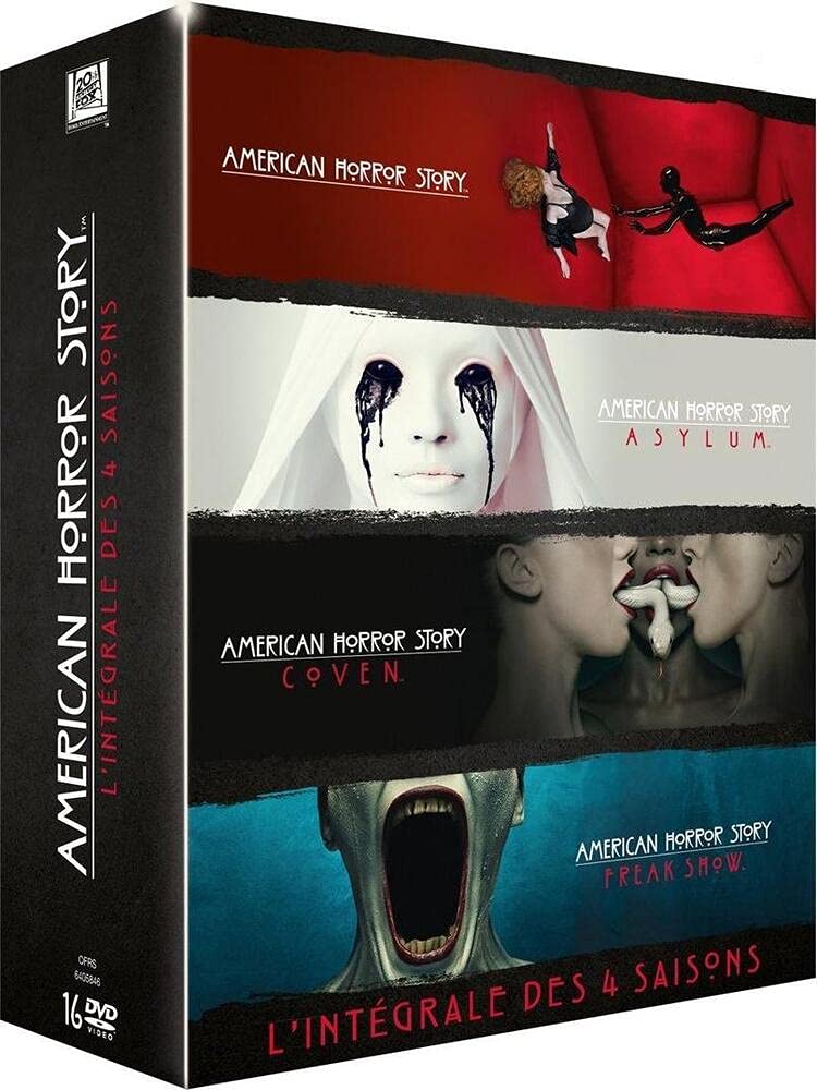 Coffret american horror story, saisons 1 à 4
