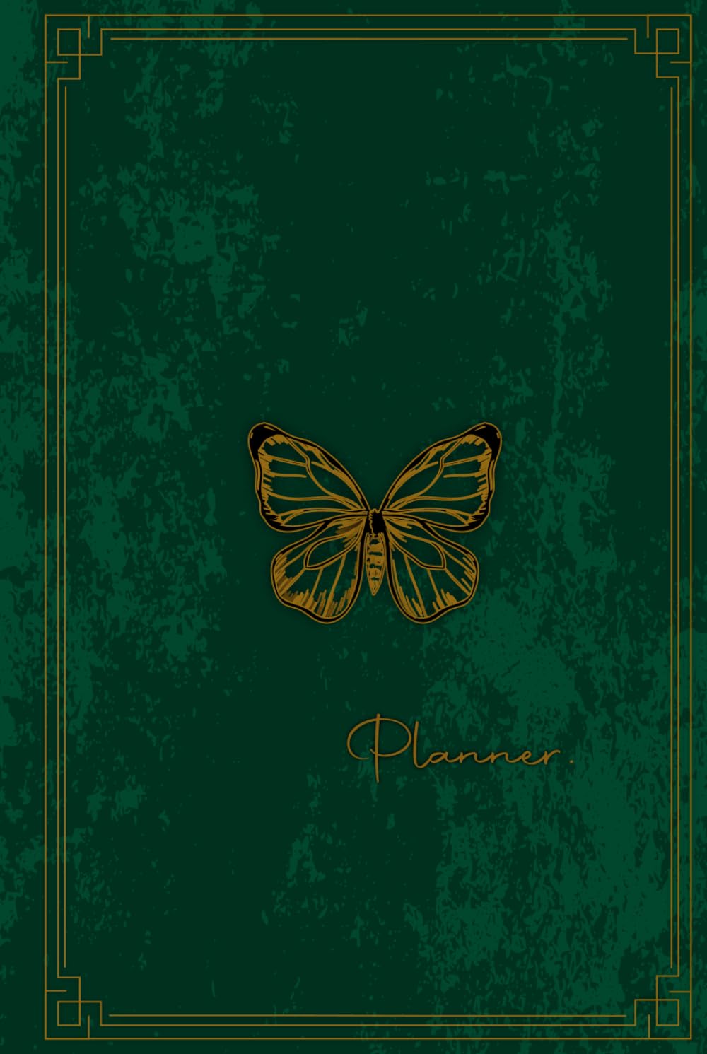 Planificateur Butterfly Dreams en vert apaisant pour libérer votre créativité