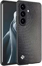 HONLEN Case for Samsung Galaxy S26 (6.3 Inches) Business Phone Cover with Leather Backing, Kevlar