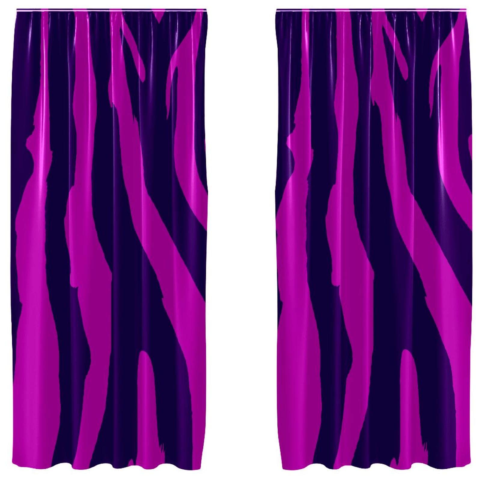 Cortinas opacas térmicas de tigre morado que aíslan del frío y del ruido